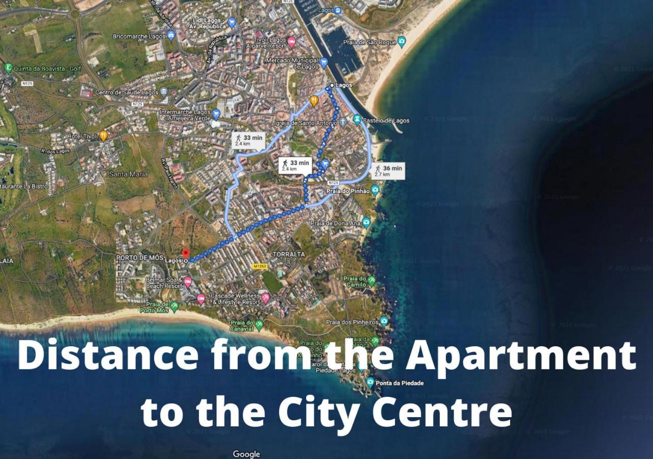 Large Penthouse Near Porto De Mos Beach With Magnificent Views In Lagos Exterior photo